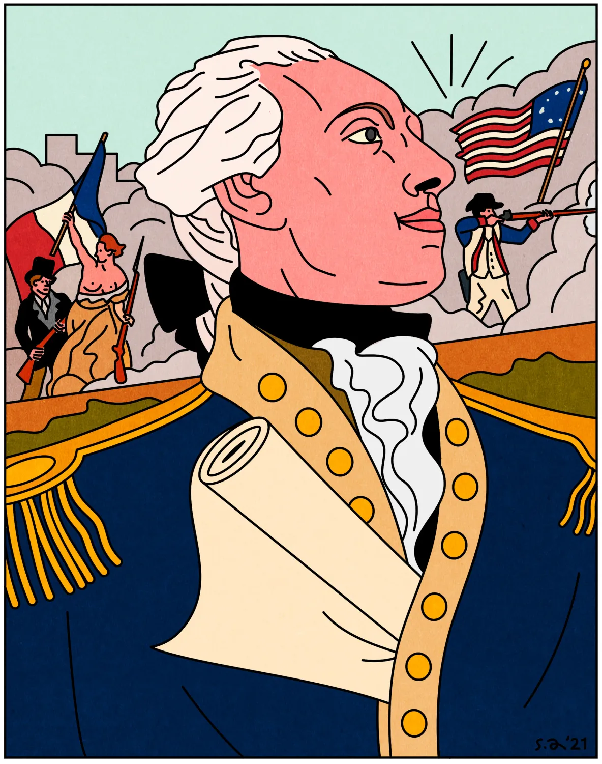 Marquis de Lafayette for The New Yorker Seb Agresti